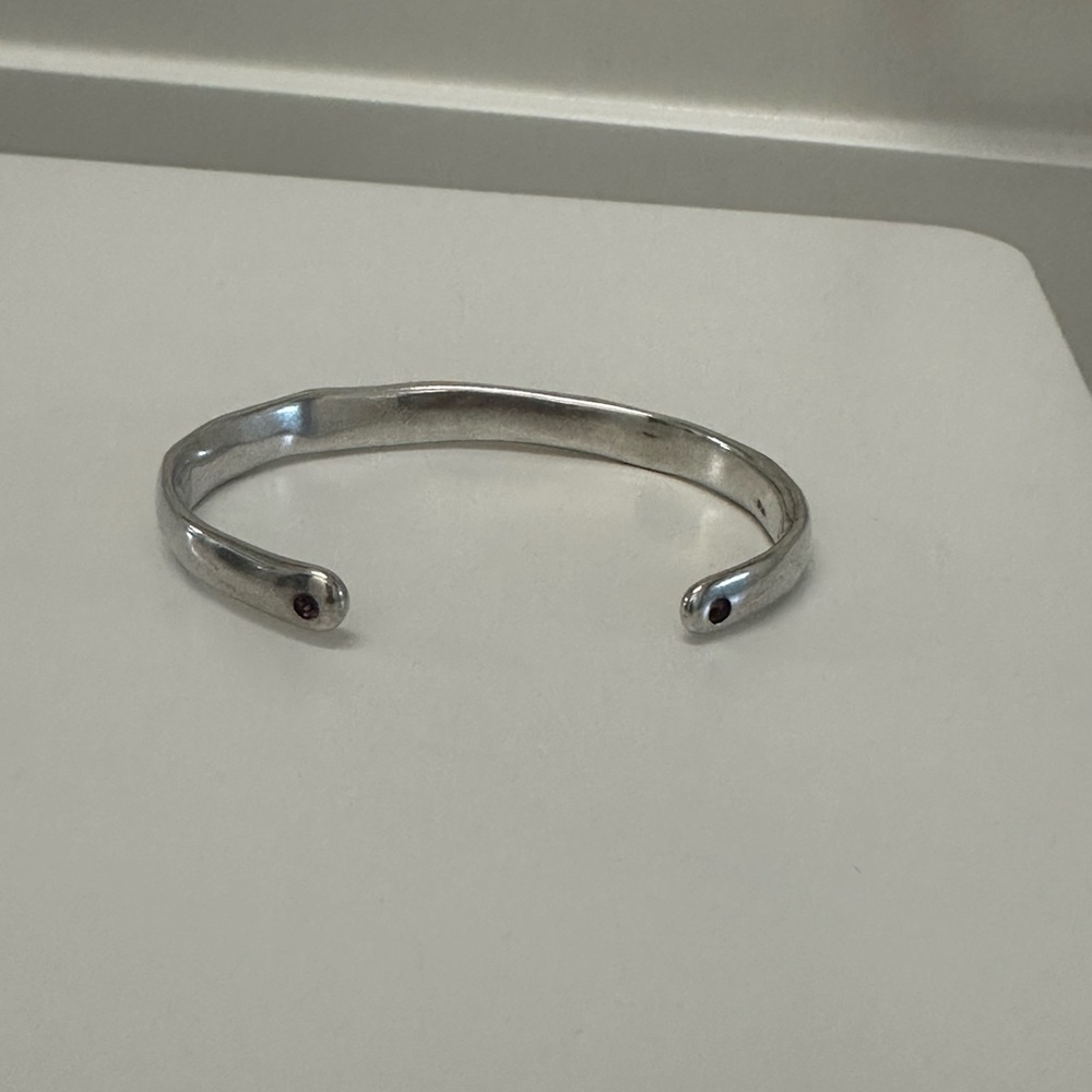 Silver Open Cuff Bracelet